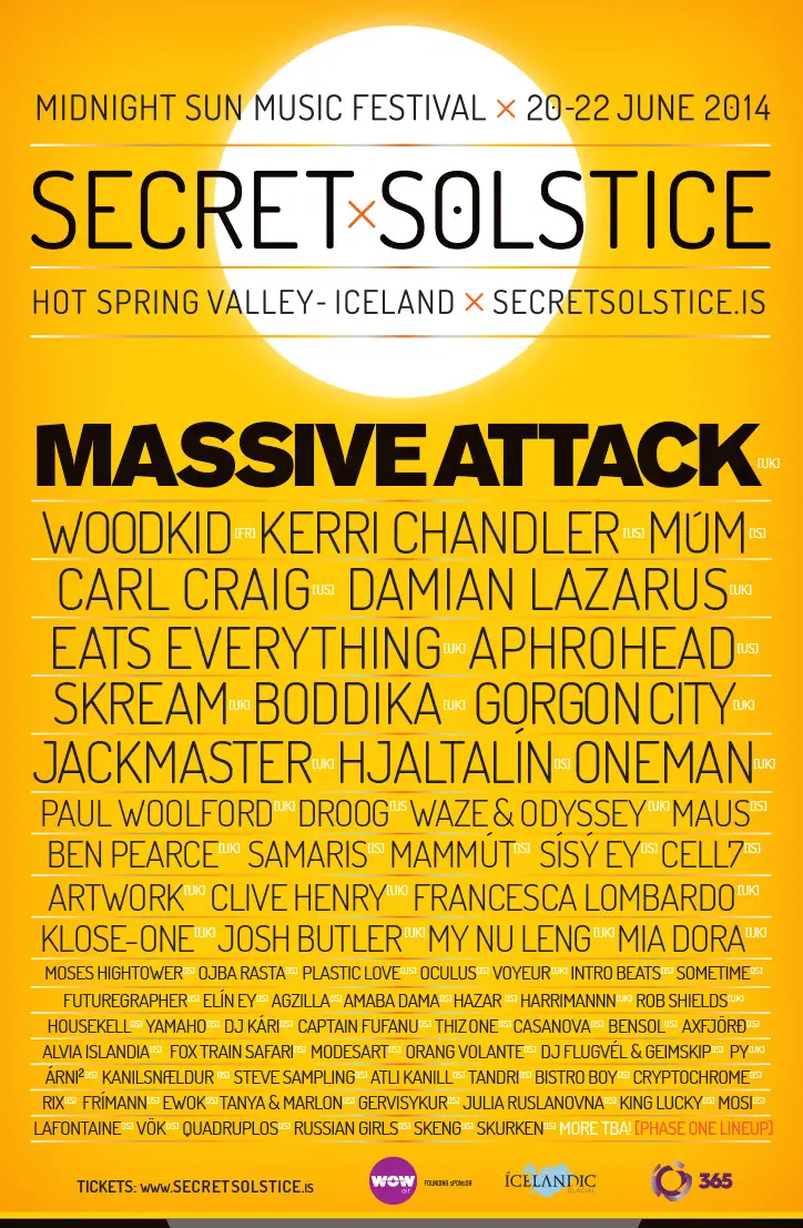 Iceland's "Secret Solstice Festival" Announces First Lineup EDM Life