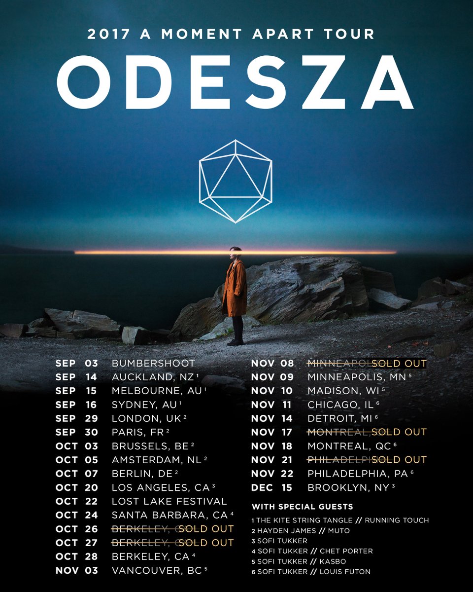 Odesza Announces Album ‘A Moment Apart’ + World Tour EDM Life