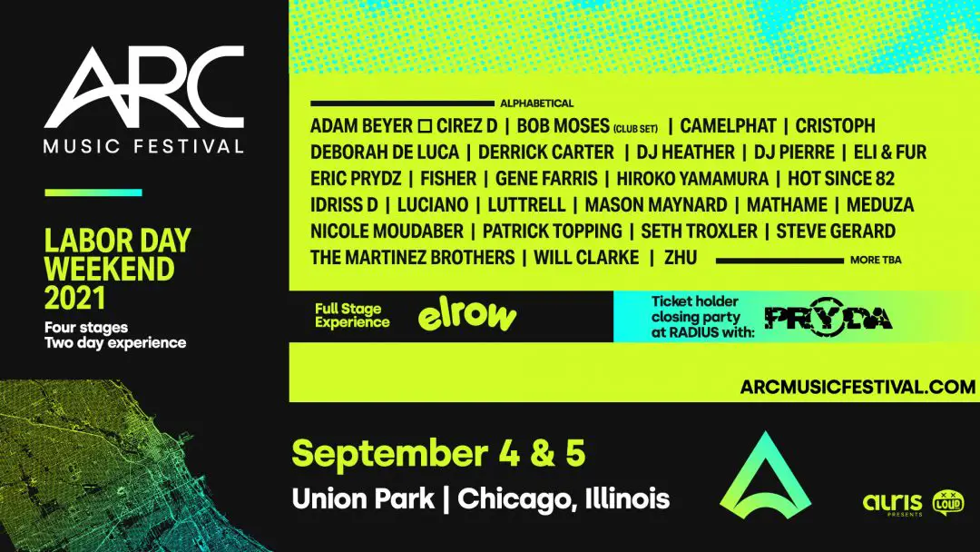Arc Music Festival Kicks Off In Chicago This September Edm Life