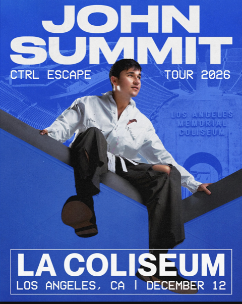 John Summit CTRL ESCAPE Tour 2026, LA Coliseum, December 12