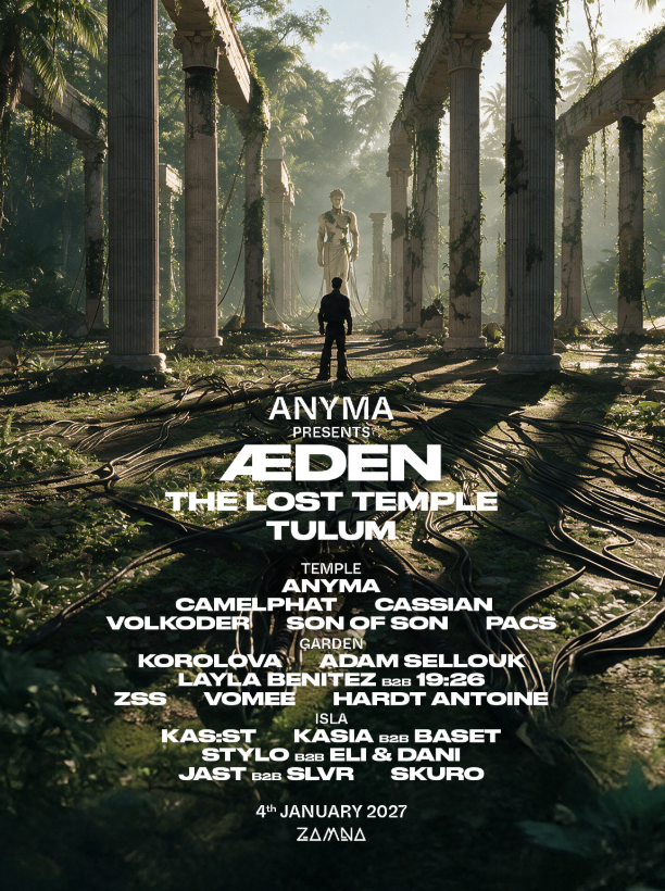 ÆDEN: The Lost Temple Tulum, presale live, January 4 2027