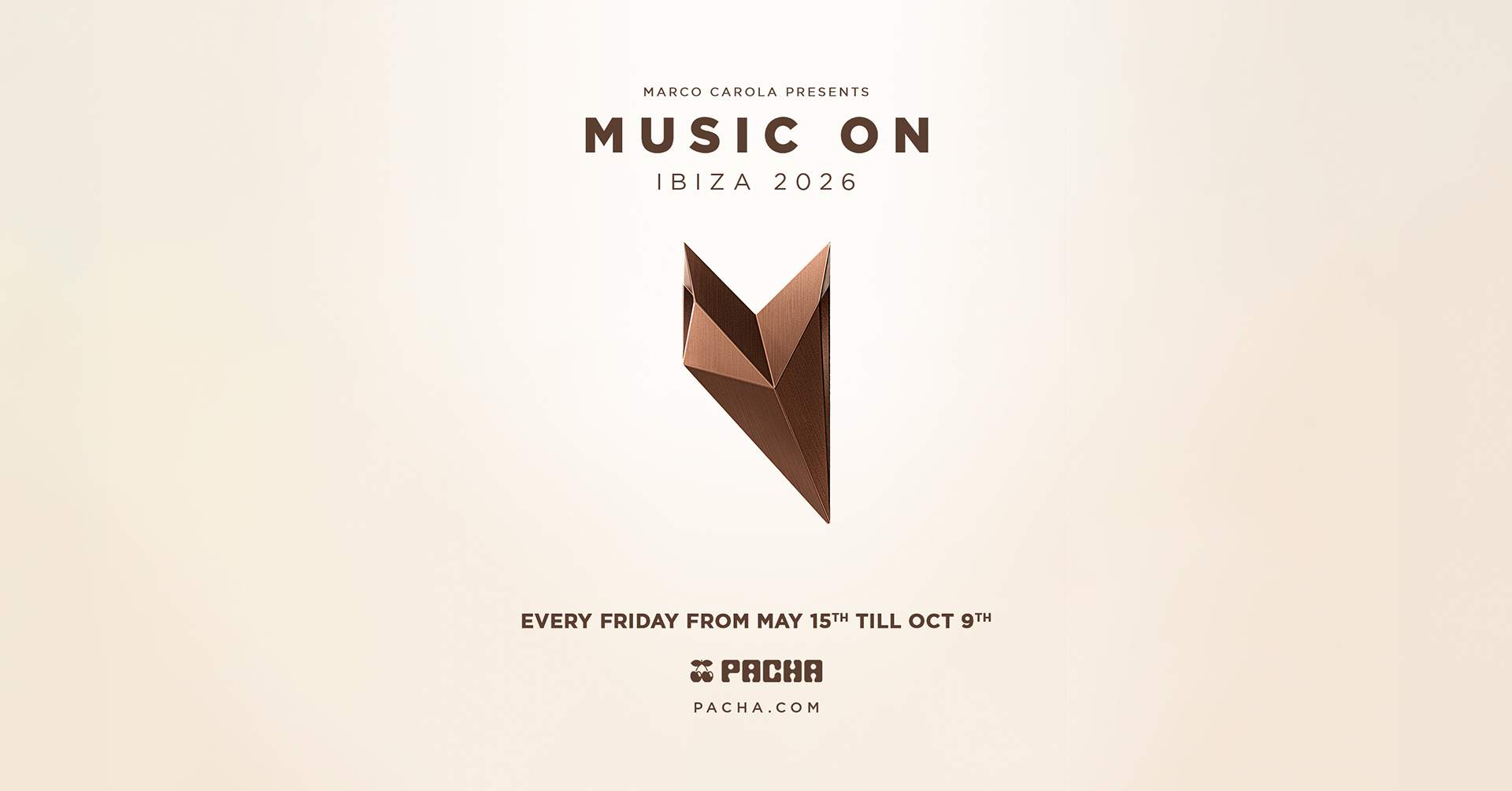 Marco Carola presents Music On at Pacha Ibiza