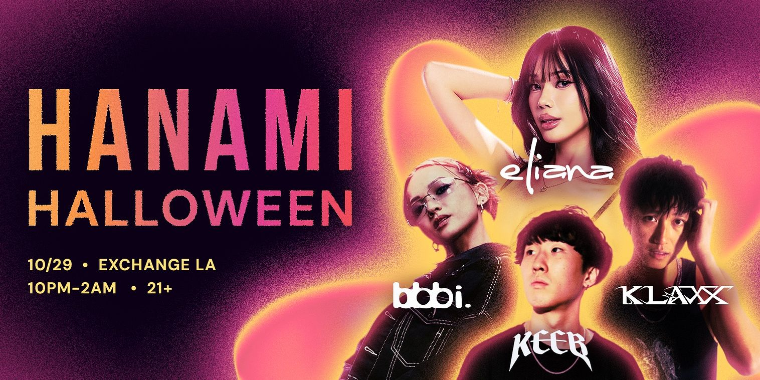 Hanami Halloween at Exchange LA flyer