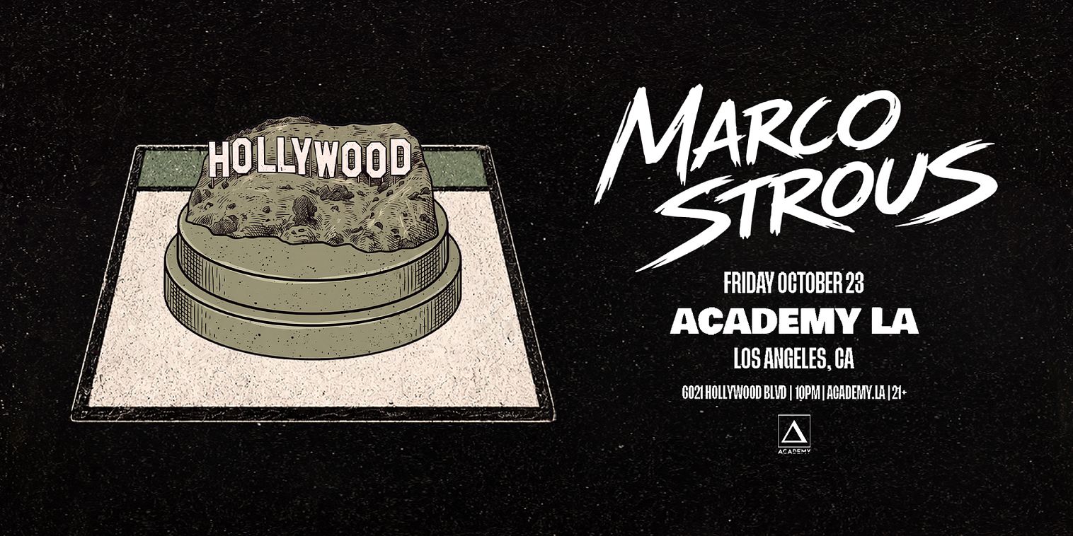Marco Strous at Academy flyer