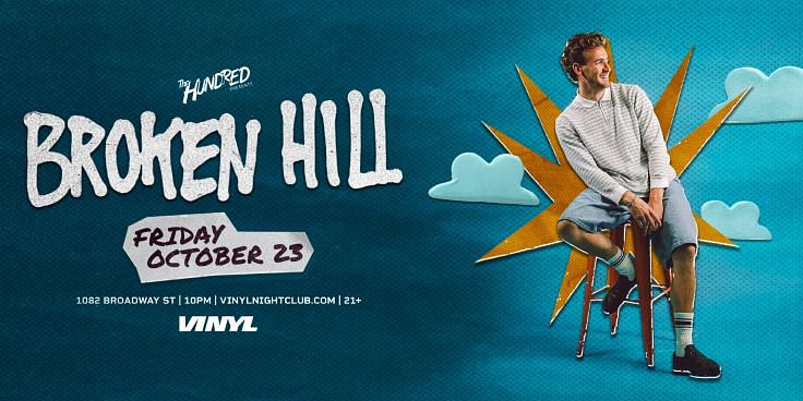 TheHundred Presents Broken Hill at Club Vinyl flyer